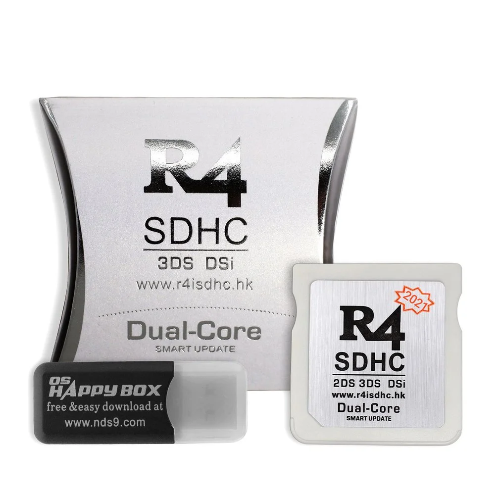 

New R4 SDHC Adapter Secure Digital Memory Card Burning Card Game Card Flashcard Durable Material Compact And Portable Flashcard