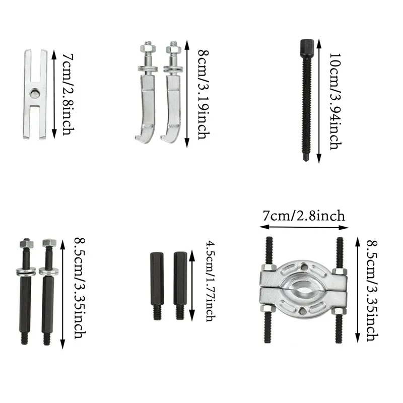 Car Repair Tool Portable Bearing Splitter Separator Puller Kit High Strength Metal Bearing Removal Tool Set With Box car trim removal tool