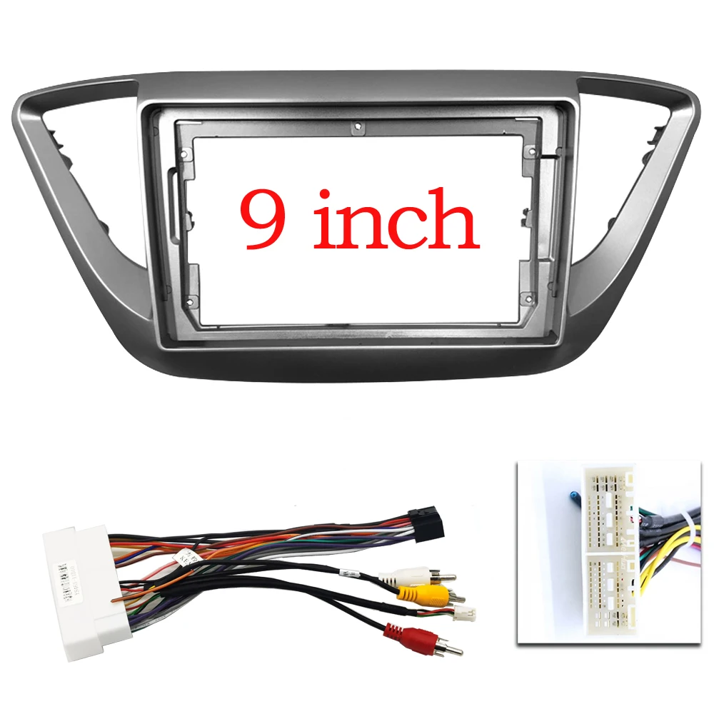 

Автомобильная панель для HYUNDAI SOLARIS ACCENT VERNA 2017 2018, 9 дюймов, 2Din