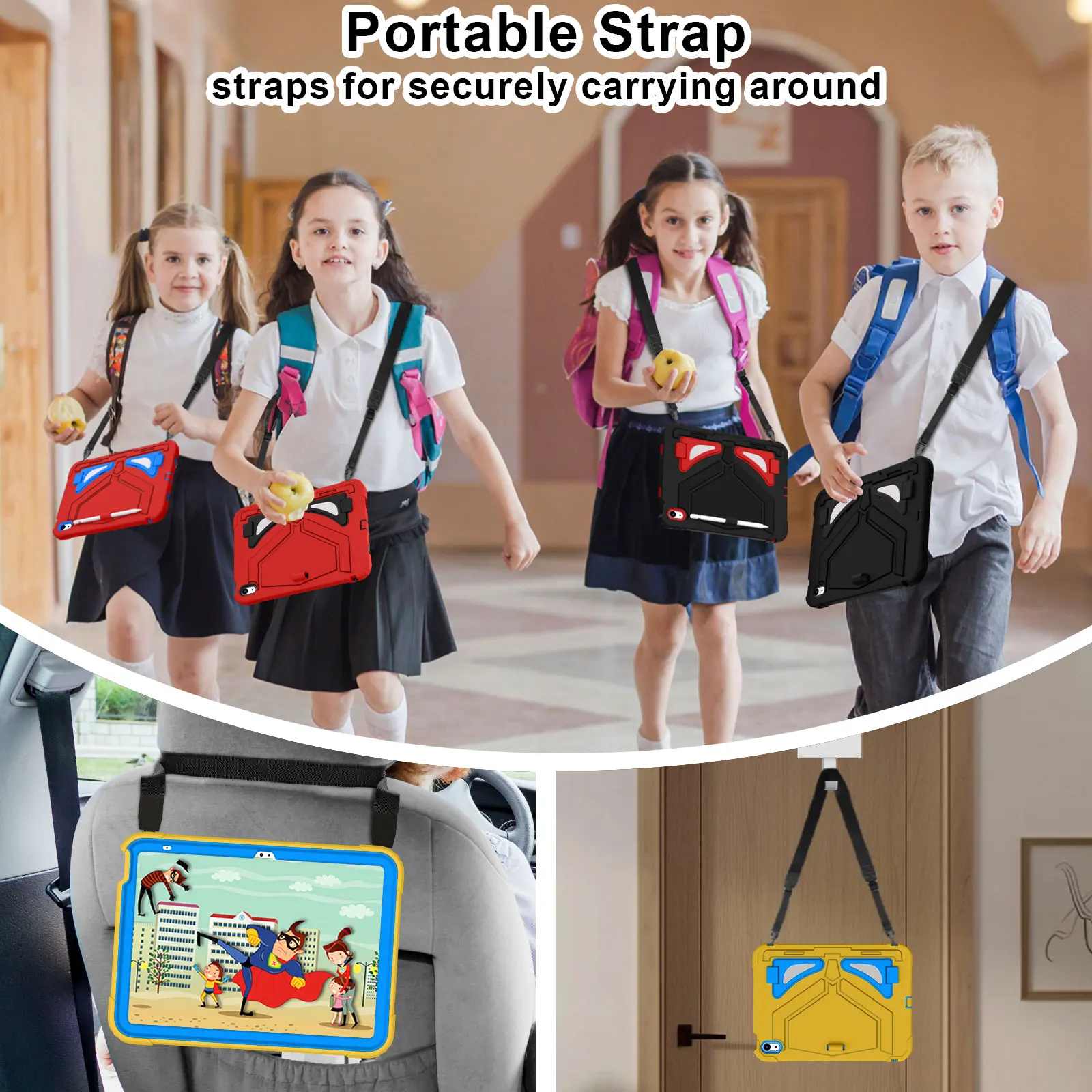 Heavy Duty Shockproof Kids Tablet Case