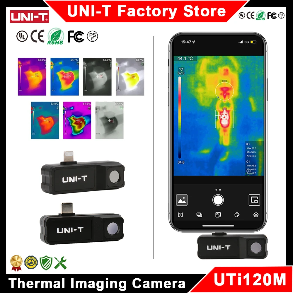 UNI-T UTi120 Mobile UTi120MS Thermal Camera for iPhone