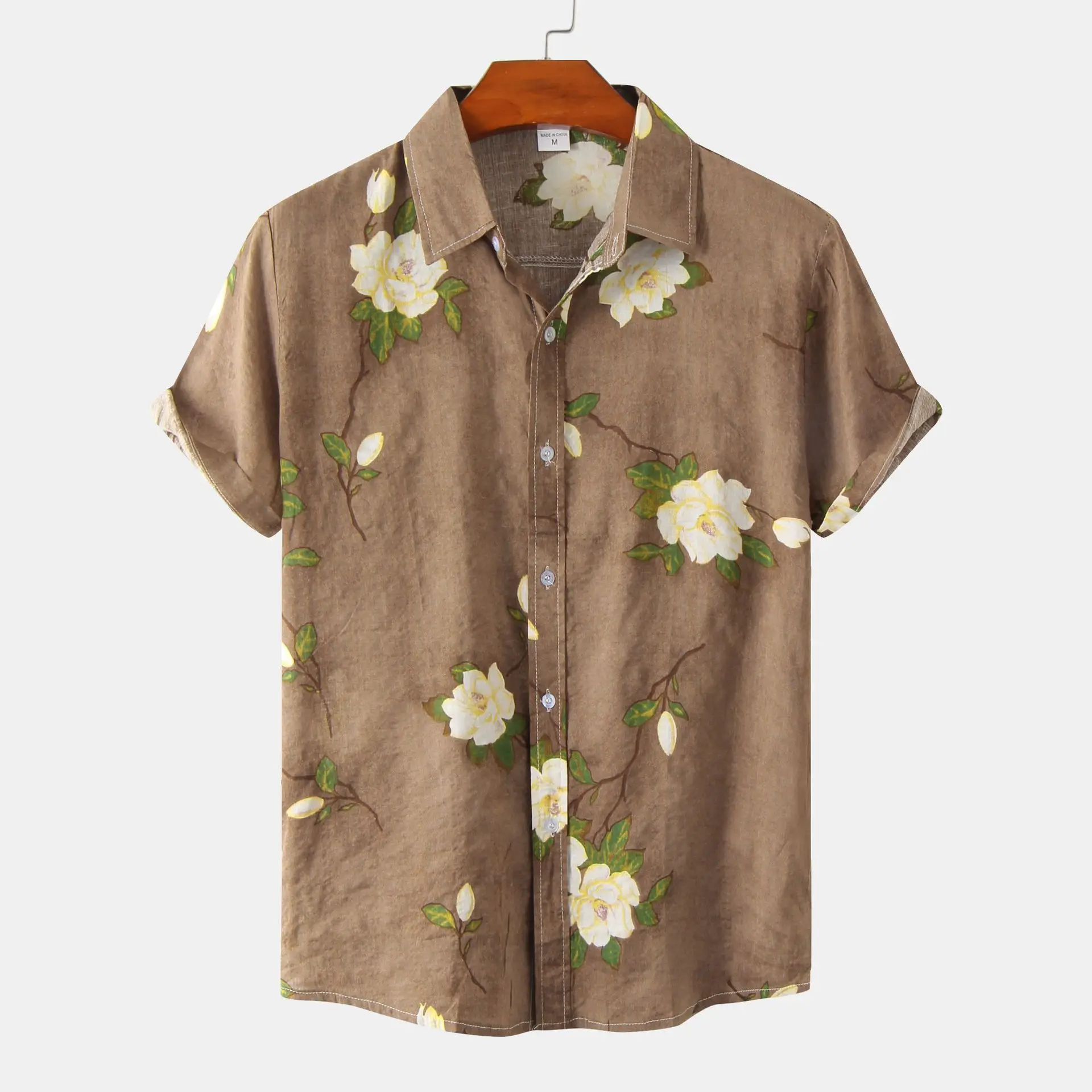 

Men Clothing Summer New Large Size Men's Short Sleeve Shirts Casual Fashion Printed Shirts Men's Shirts shirt men