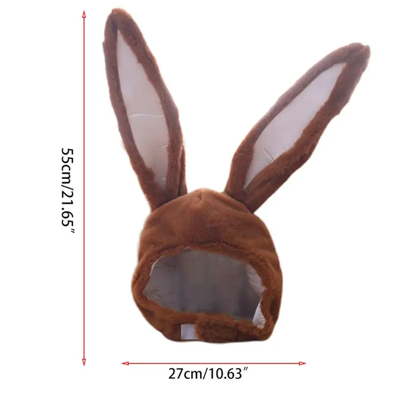 Japanese Plush Funny Eastern Bunny Ears Mask Adult Kids Halloween Party