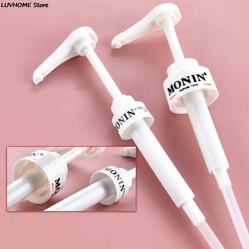 Syrup Dispenser Pump Coffee 1 Liter Dispenser Syrup Pump Black Liquid Dispenser for Syrup 10Ml Juice Bottle Pump