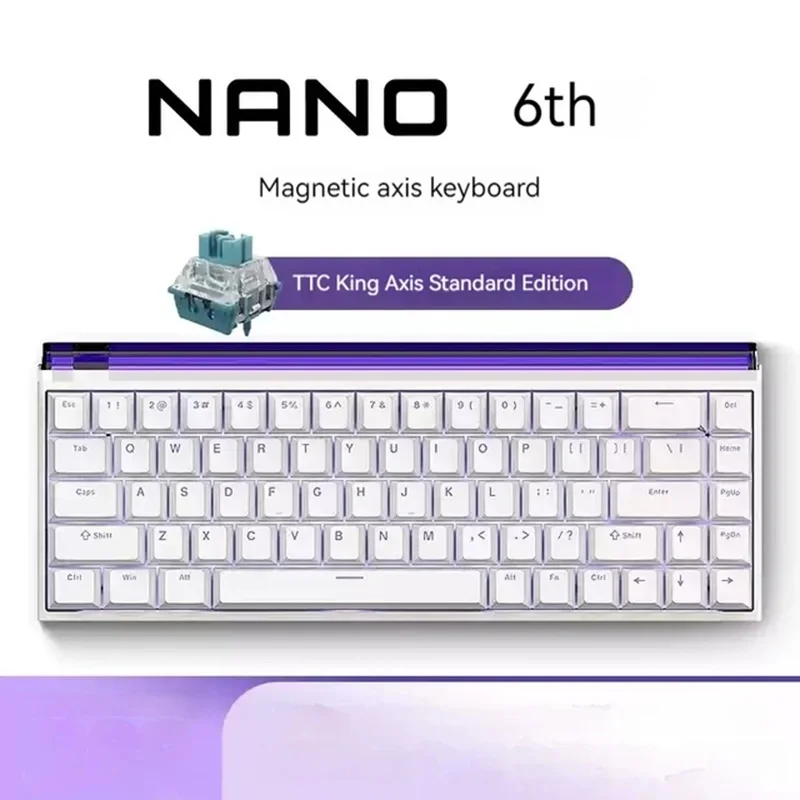 NANO68 PRO 기존 Madlions 기계식 키보드 마그네틱 스위치 RGB 핫스왑 8000HZ RT 0.01mm DSK MT 게이머 Esports 키보드