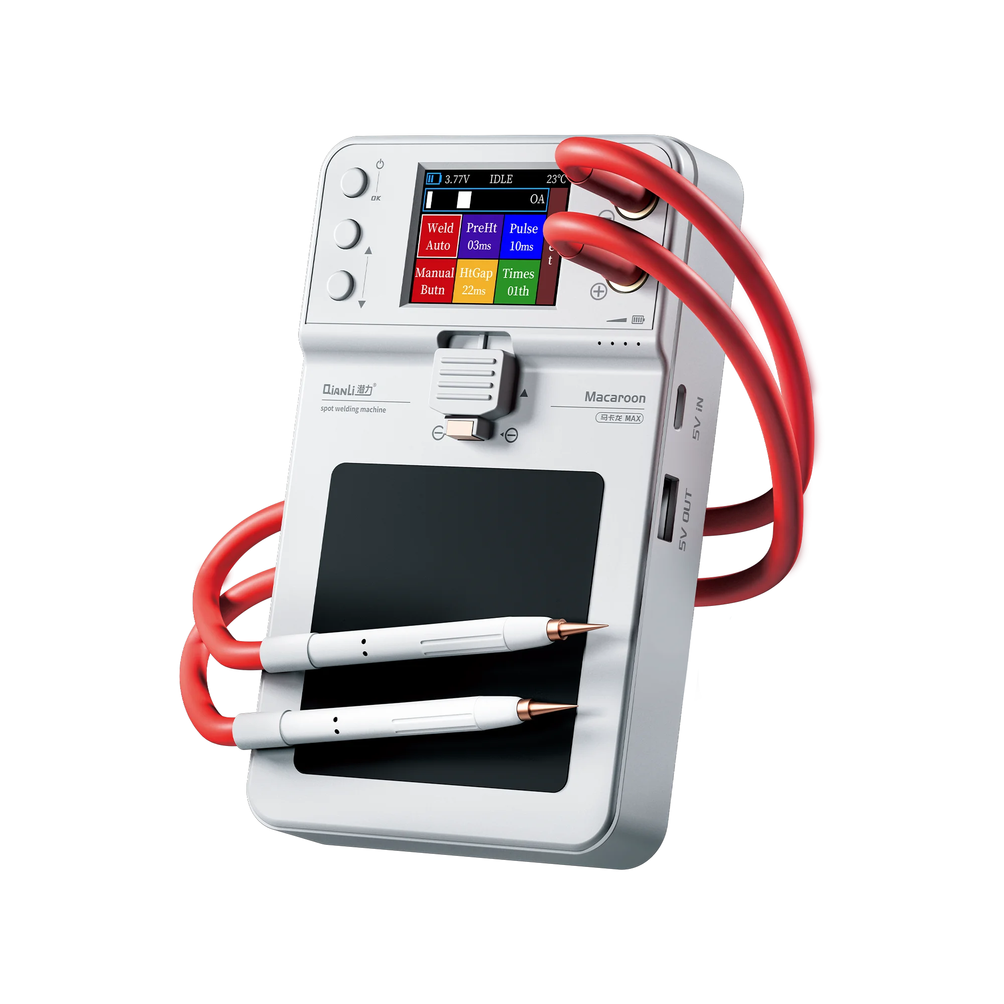 QianLi Macaroon Integrated Spot Welding Machine Max All Parameters Settable Color Screen Support Double Pulse spot Welding spot welding