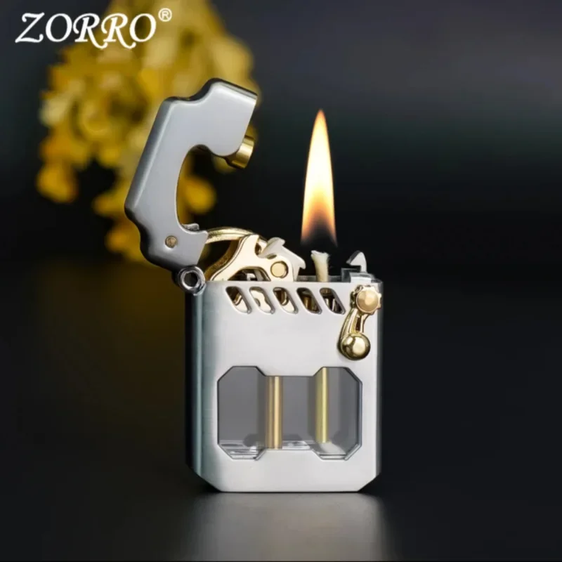 Zorro mecha transparent compartment semi-automatic kerosene