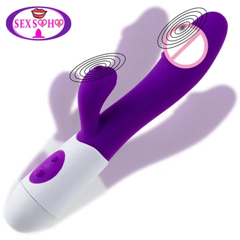 G Spot Rabbit Vibrator Sex Toys for Women Dildo Vibrators Vagina Clitori Massager Dual Vibration AV Stick Safe Sex Adult Product 1