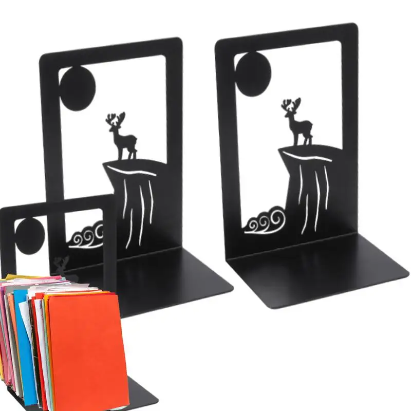 

Bookends For Shelves Sturdy Book Shelf Stopper 2PCS Cute Decorative Book Holders For Shelves Book Ends For Desk Home Study Room