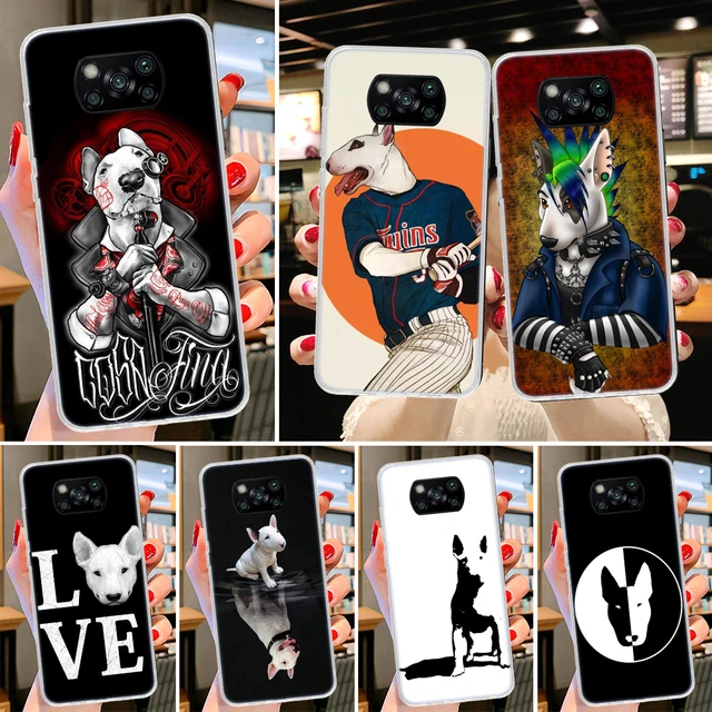 Funda de teléfono con cachorros de perro Bull Terrier para Xiaomi Mi 11  Lite 11i 11