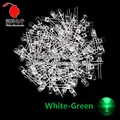 5MM White-Green100pc