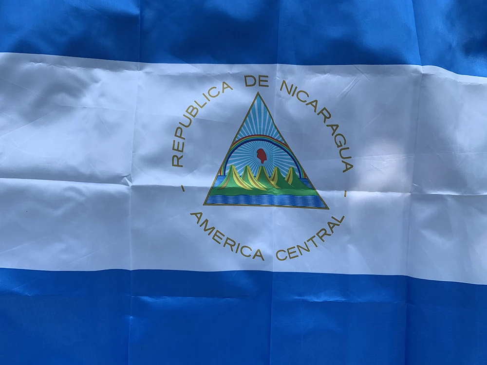 SKY FLAG Nicaragua National flag 90*150cm polyester Hanging ni nic Nicaragua flag indoor outdoor decoration Banner
