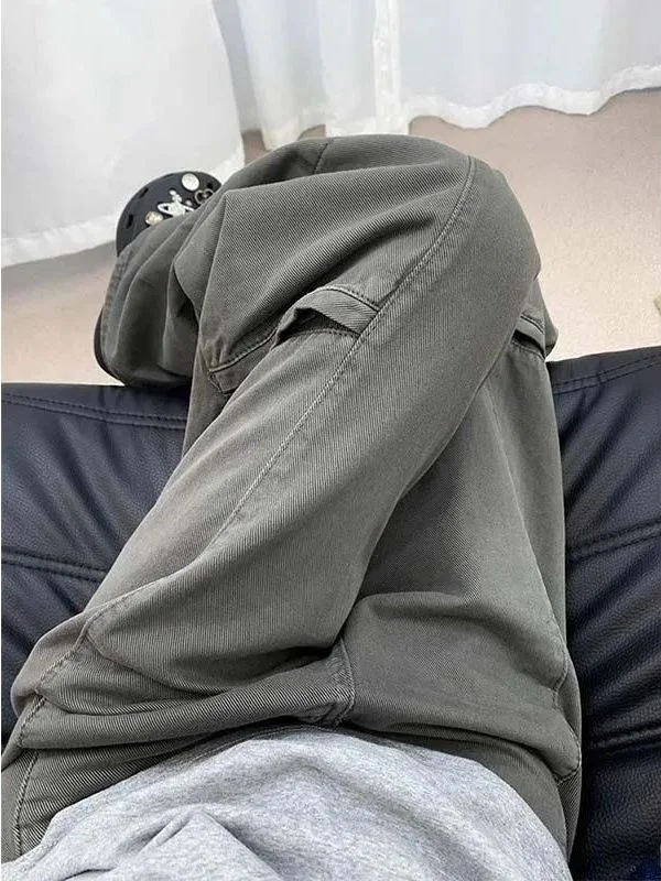 جينز نسائي واسع مطرز نجمة