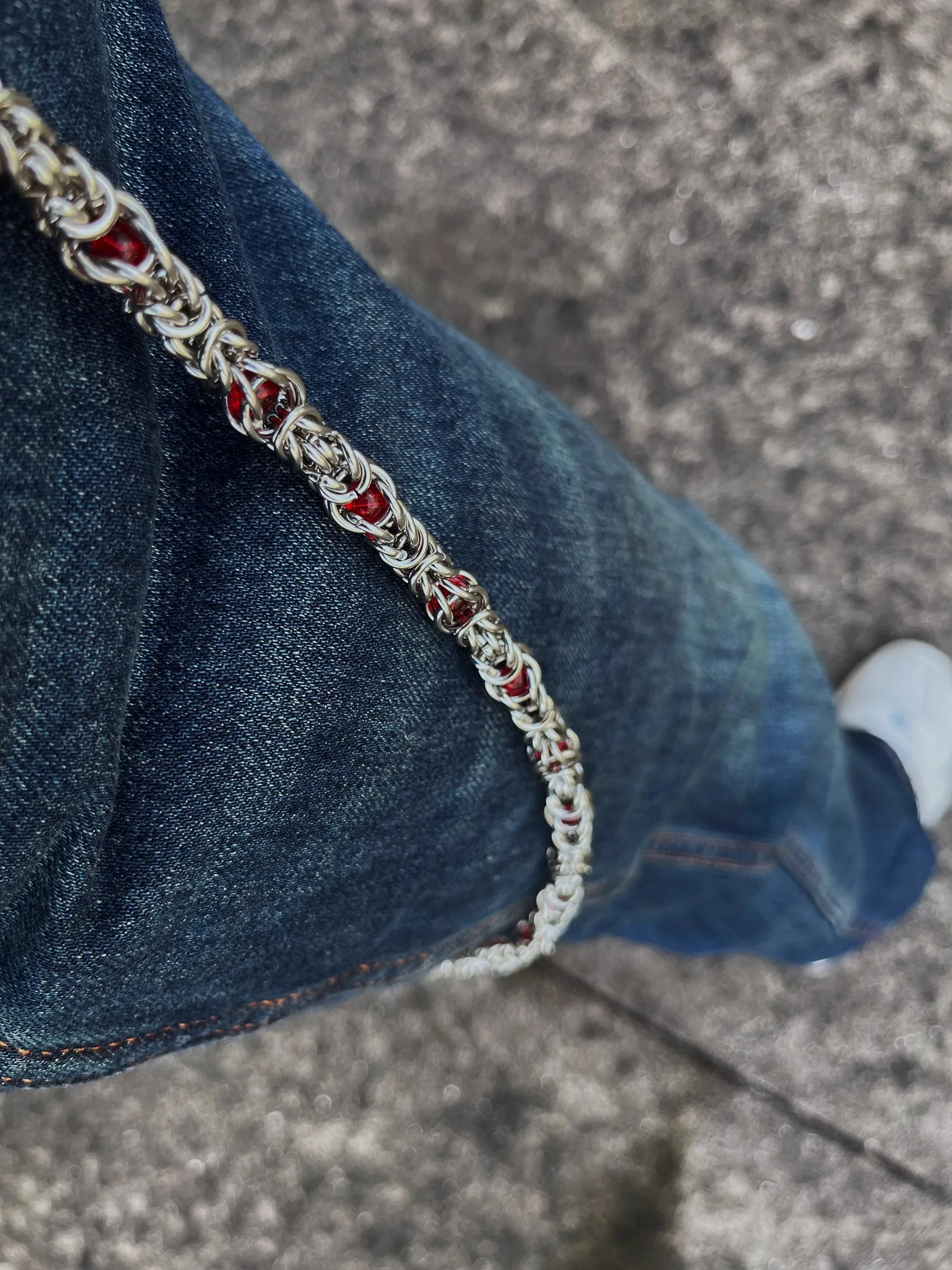 Y2K Schlangenknochen Retro-Hosenkette Street Dance Luxuriöses Schmuckstück für Männer und Frauen Taillenkette Hip Hop Punk Accessoires – Detail 18