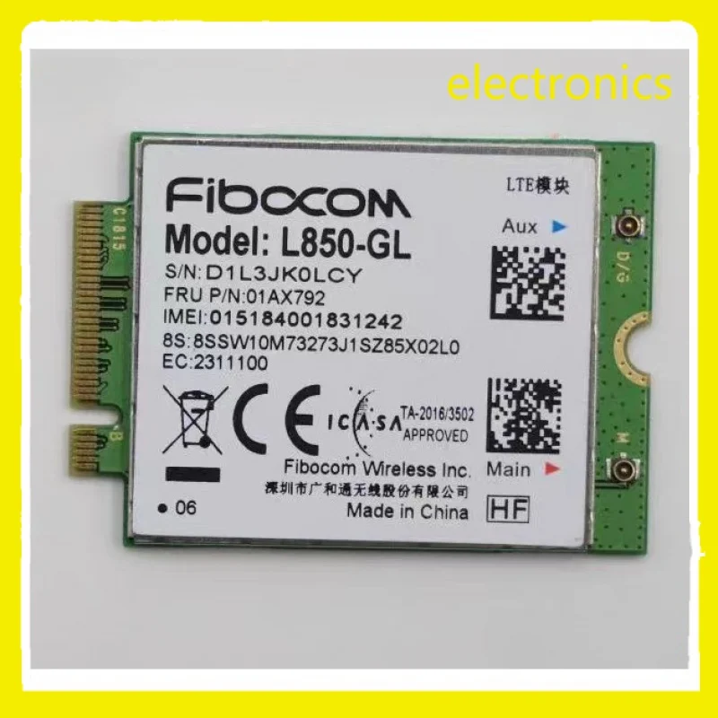 Scheda Wireless 4G Lte Fibocom L850-Gl M.2 Per Lenovo Thinkpad T495S P53 P43S T14 P14S T15 T14S X13 P15S T15P L14 L15 01 Ax792