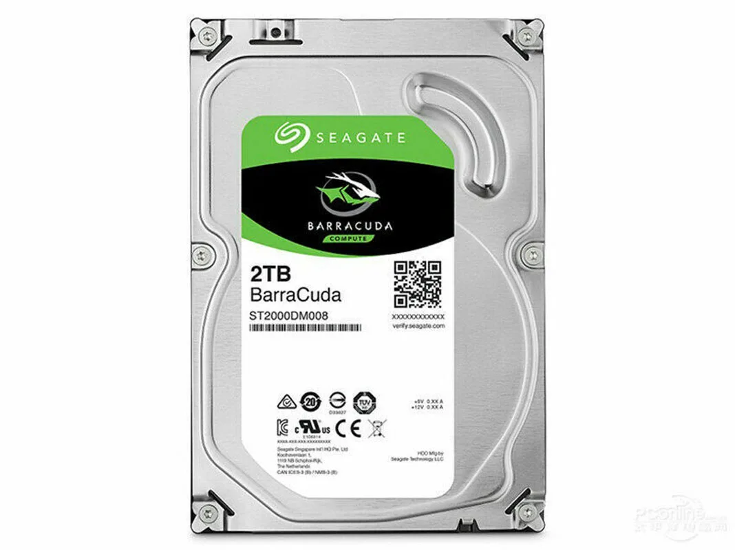 Seagate 2TB 3.5'' Desktop HDD Internal Hard Disk Drive 7200RPM SATA 6Gb/s for Computer ST2000DM008