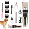 High-Quality Professional Cordless Grooming Set for Cats and Dogs - Top-notch Rechargeable Precision Haircut Trimmer Shaver with 1