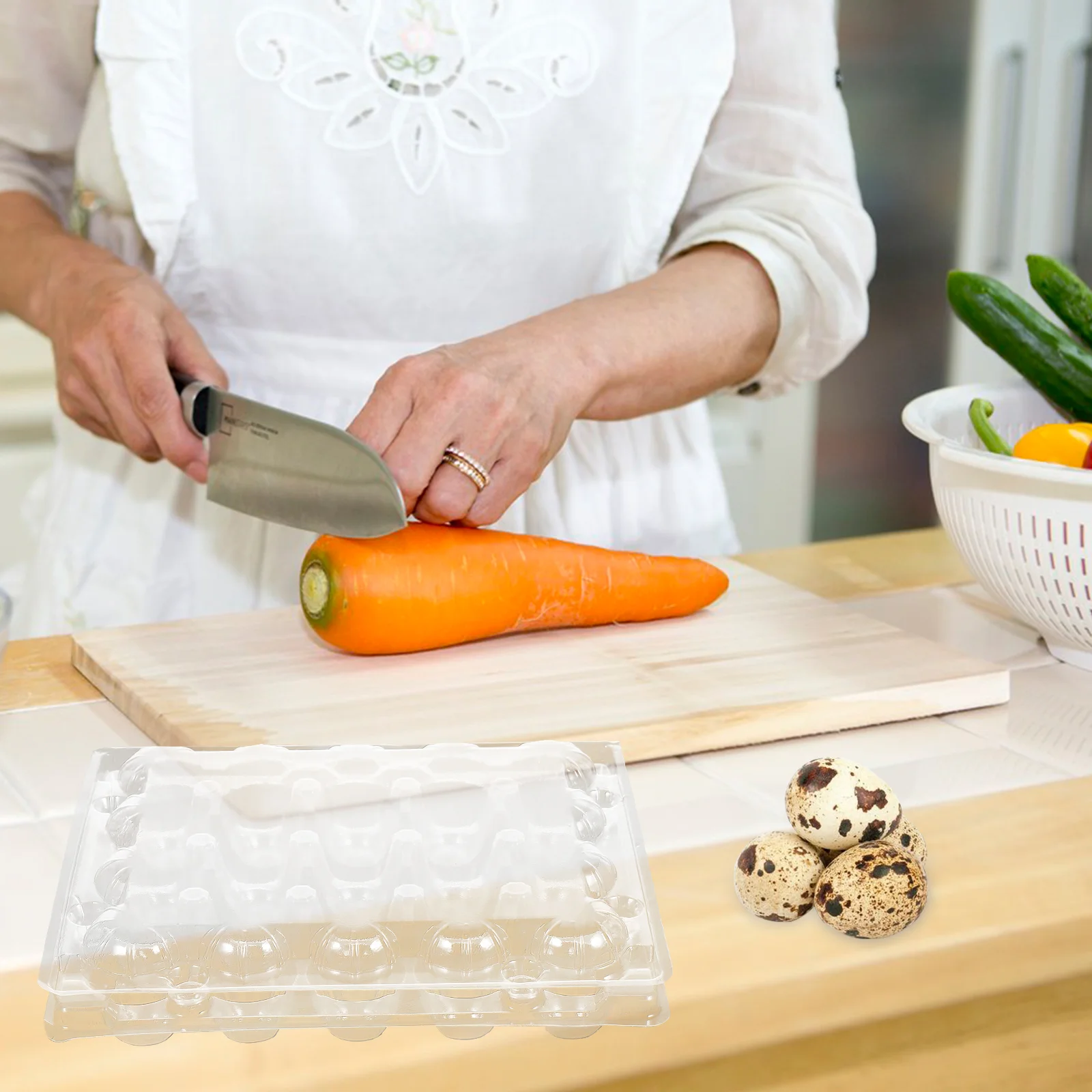 

Egg Quail Cartons Box Carton Plastic Clear Bulk Reusable Mini Grid Storage Carriage Holder Refrigerator Container