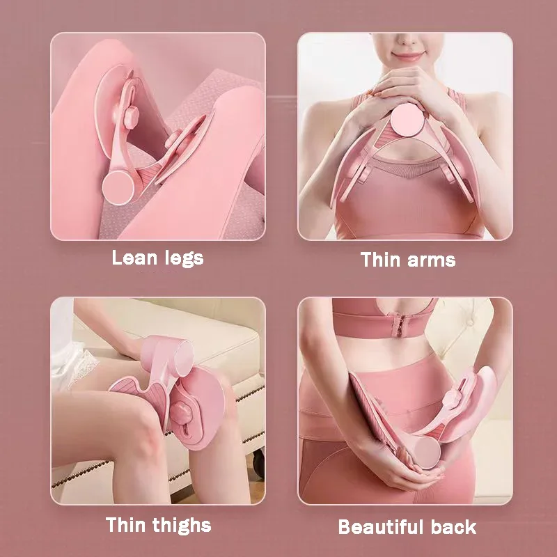 Yoga Leg Clamp Pelvic Floor Muscle Trainer Leg Slimming Tool Inner Thigh Kegel Exercise Postpartum Repair Beauty For Women