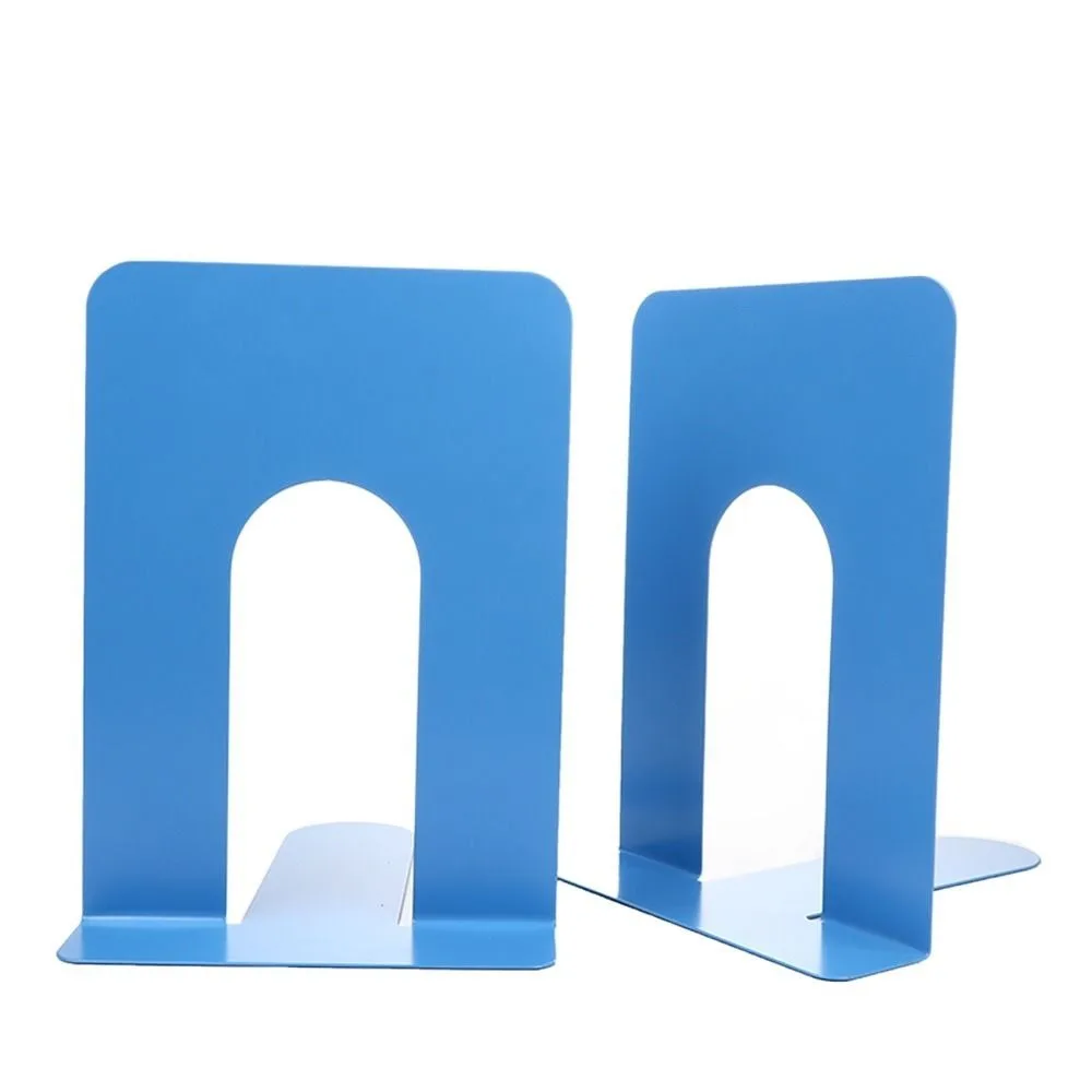 Book Holder L-shaped Desk Bookends INS Display Iron Book Stand Simple Durable Support Rack Student