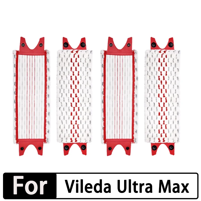 High Quality Microfiber Floor Mop Pads Reusable Flat Spin Mop Cloth Replacement for Vileda UltraMax Quick Drying Machine Washabl new2022 manual extrusion floor mop hand free washing flat mop with microfiber replace pads easy wringing household floor