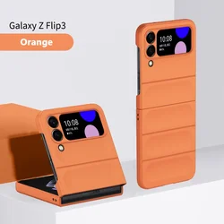 Matte Anti - Scratch Shockproof Skin Feel Hard Case Cover for Samsung Z Flip7 (Orange)