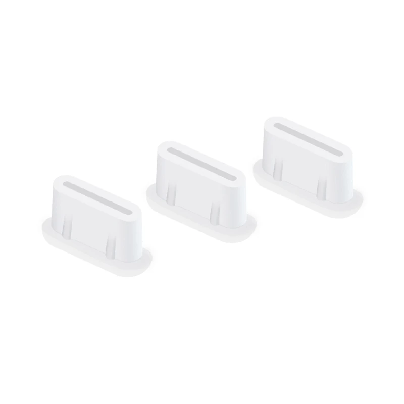 Silicone Dust Plug Cover for Charging Interface - 3pc Set for DJI Mini 3 Pro