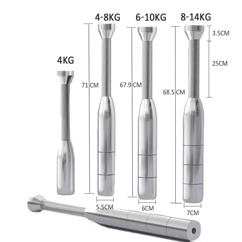 Fitness Clubbell Exercise Steel Club Adjustable Dumbbell Fitness Stick Weighted Indian Clubs Bar Grip Arm Strength Trainer arm strength trainer,hand wrist exerciser