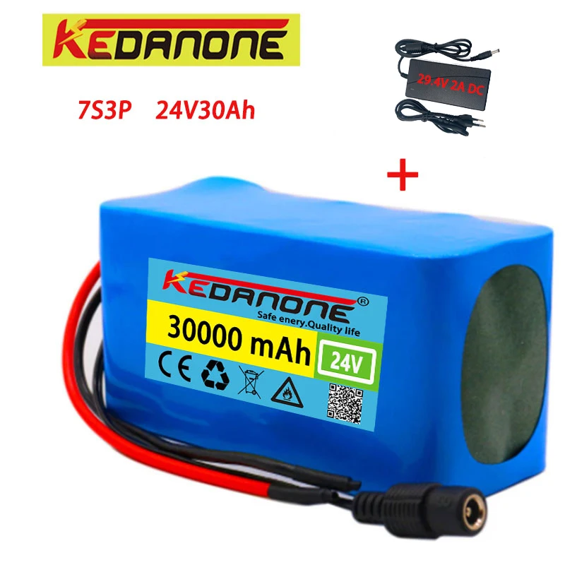 

Original 2022New 24V 30Ah 7S3P 18650 Li-ion Battery Pack 29.4V 30000mAh Electric Bicycle Moped /Electric/Lithium Ion Battery