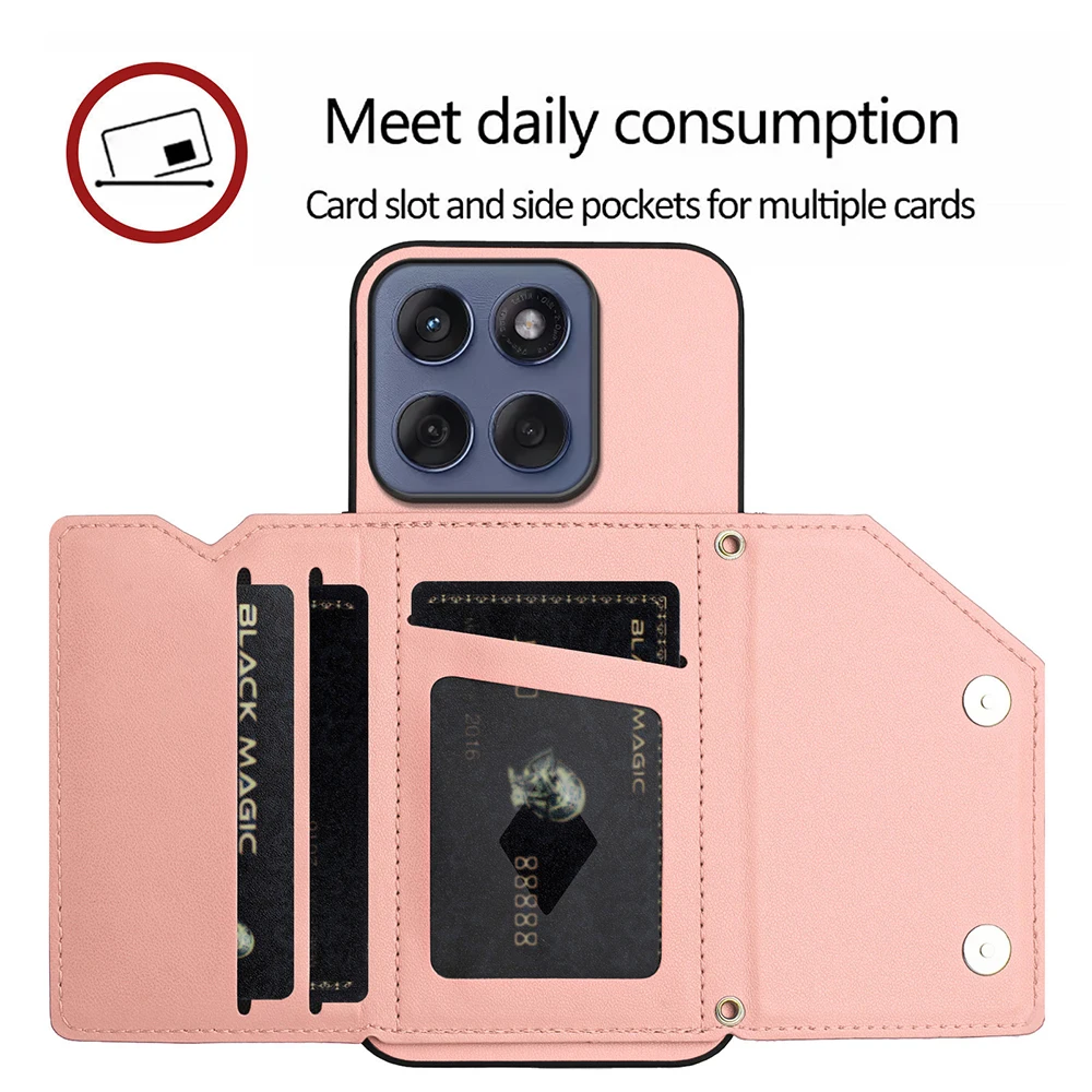 Luxury Wallet Card Holder Back Cover Case