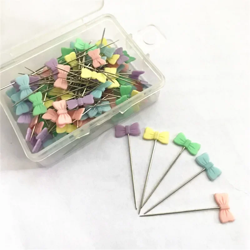 50 개/상자 위치 바느질 마커 바늘 핀 양재 자수 패치 워크 핀 DIY 봉제 의류 액세서리