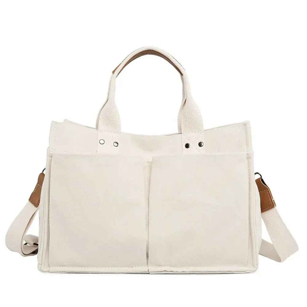 Pure Color Large Cpacity Handbag Shoulder Bag