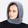 New Imitation Cashmere Balaclava Hats Soft Windproof Neck Warm Headband Keep Warm Winter Head Cover Scarf Cold Weather 2