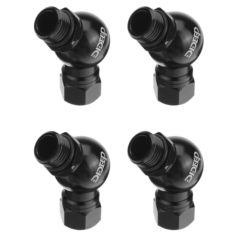 

4X DIDEEP Global Universal 360 Degree Swivel Hose Adapter For 2Nd Stage Scuba Diving Regulator Connector