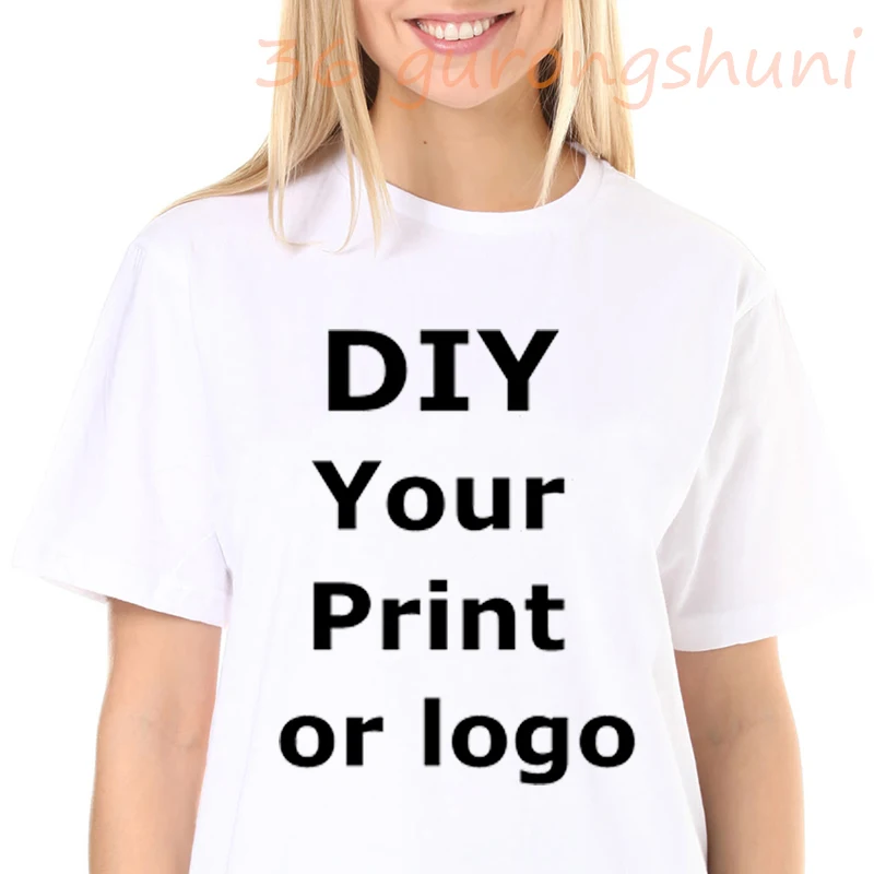 Customized shirts your name Print t shirt boys girls Your own design DIY photo kids t-shirts family birthday party Summer tops - 2