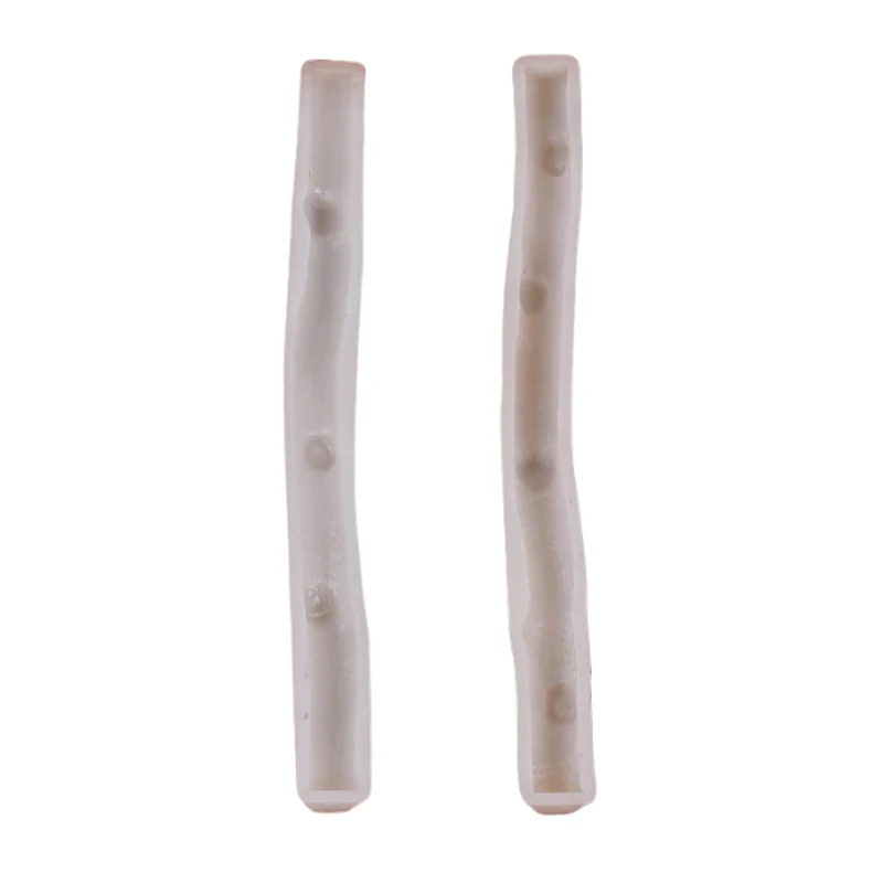 Simulated Tree Branch Shaped Silicone Molds Holiday Atmosphere Candle Molds Cake Aromatherapy Candle 2PCS