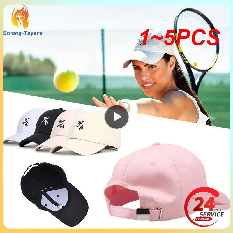 

1~5PCS Fashion Men Women Boys At Finger Baseball Adjustable Strapback Trucker Hats Summer Sunscreen Running