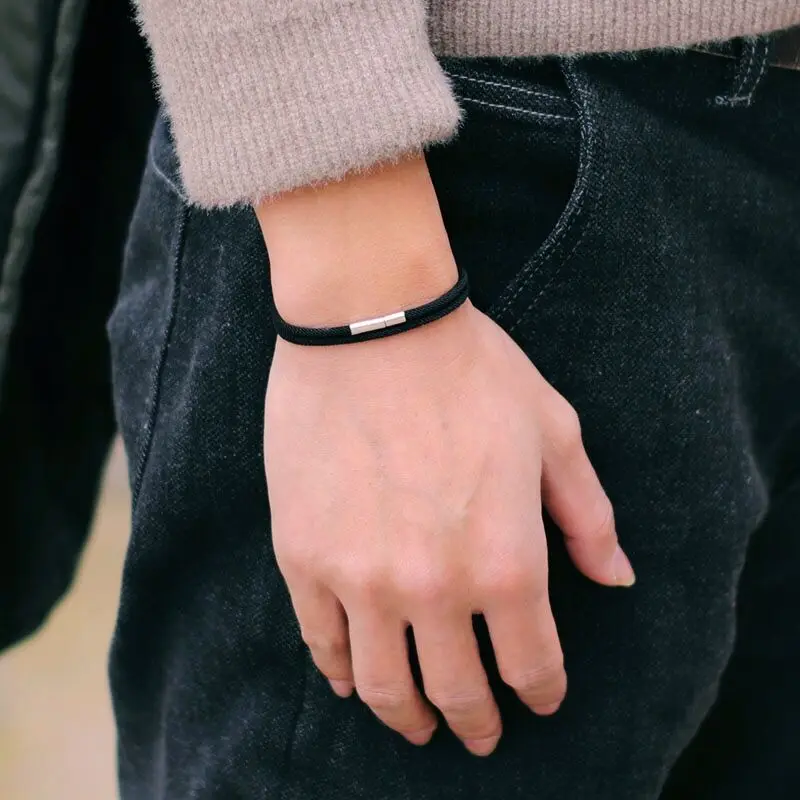 Stainless Steel Milan String Bracelet for Men and Women