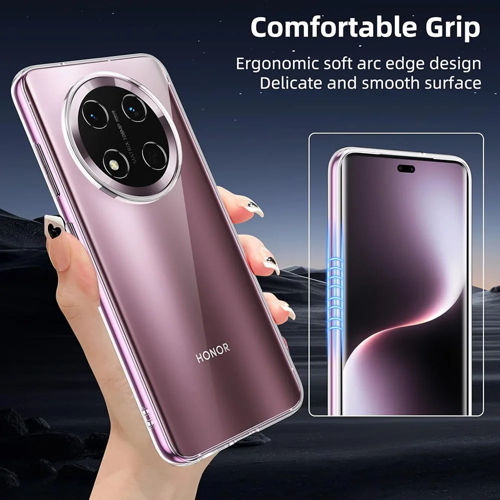 Ultra Thin Transparent Silicone Soft Phone Case - Clear Protective Cover