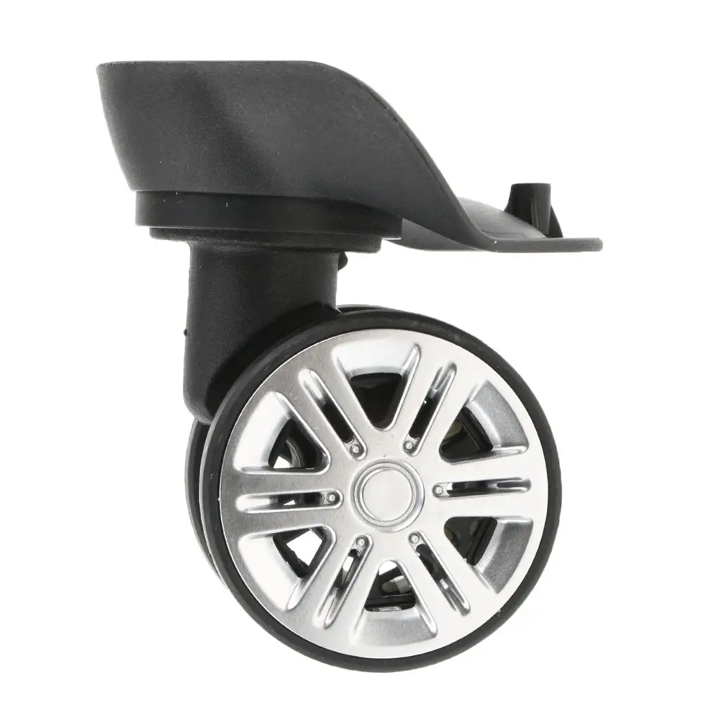 2 Stuks Universele Bagage Wiel Vervangende Koffer Zwenkwiel Links En Rechts Wielen Draaibaar Met Schroef Zwenkwielen, Koffer Tas Onderdelen Voor Travel Box Trolley A23