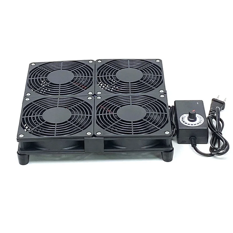 Caixa de tv Roteador Ventilador Alto Volume de ar Silencioso 120 mm 12v com Velocidade Fonte Alimentação Ventilador Refrigeração Faça Você Mesmo Gaming Portátil Base Refrigerador - Imagem 5