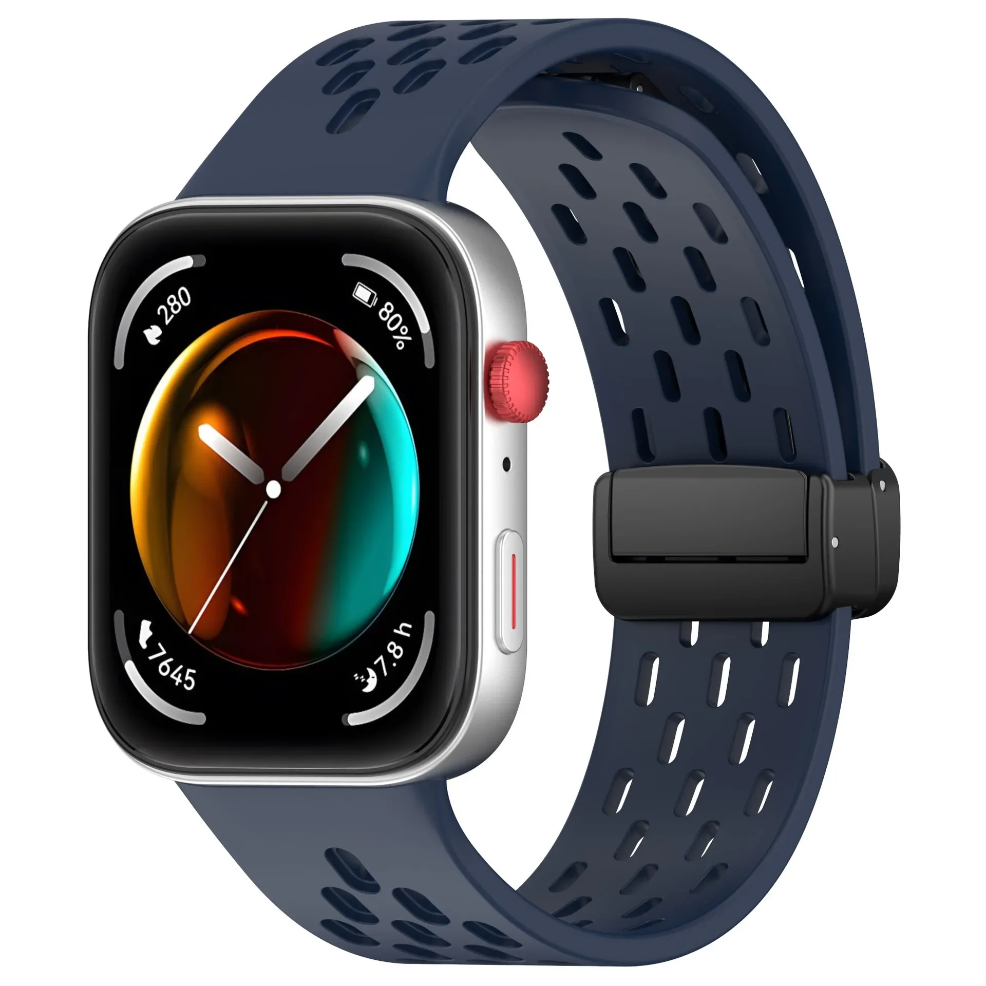 Breathable Sports Silicone Strap - Magnetic Bracelet Band