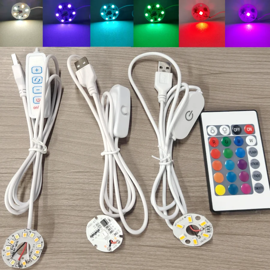 รูปสินค้า บอร์ดไฟ LED RGB สีสันสดใส ควบคุมง่ายด้วยรีโมท