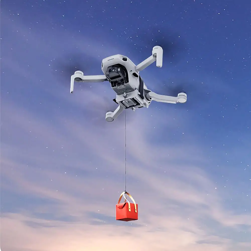FLYDrone Drone Airdrop System Para Dji Mini 4K/Mini 4 Pro/Mini 3 Pro/Mini 2 SE Accesorios, Carga útil/entrega/transporte Dispositivo De Liberación De Caída Para Dji Mini Series