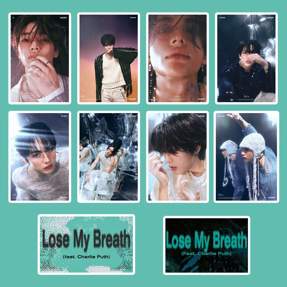 

Новый альбом Kpop Idol «потеря My Breath», водостойкая наклейка, украшение для ноутбука, фотонаклейка, Феликс, HyunJin, Woojin, Minho, подарки для поклонников