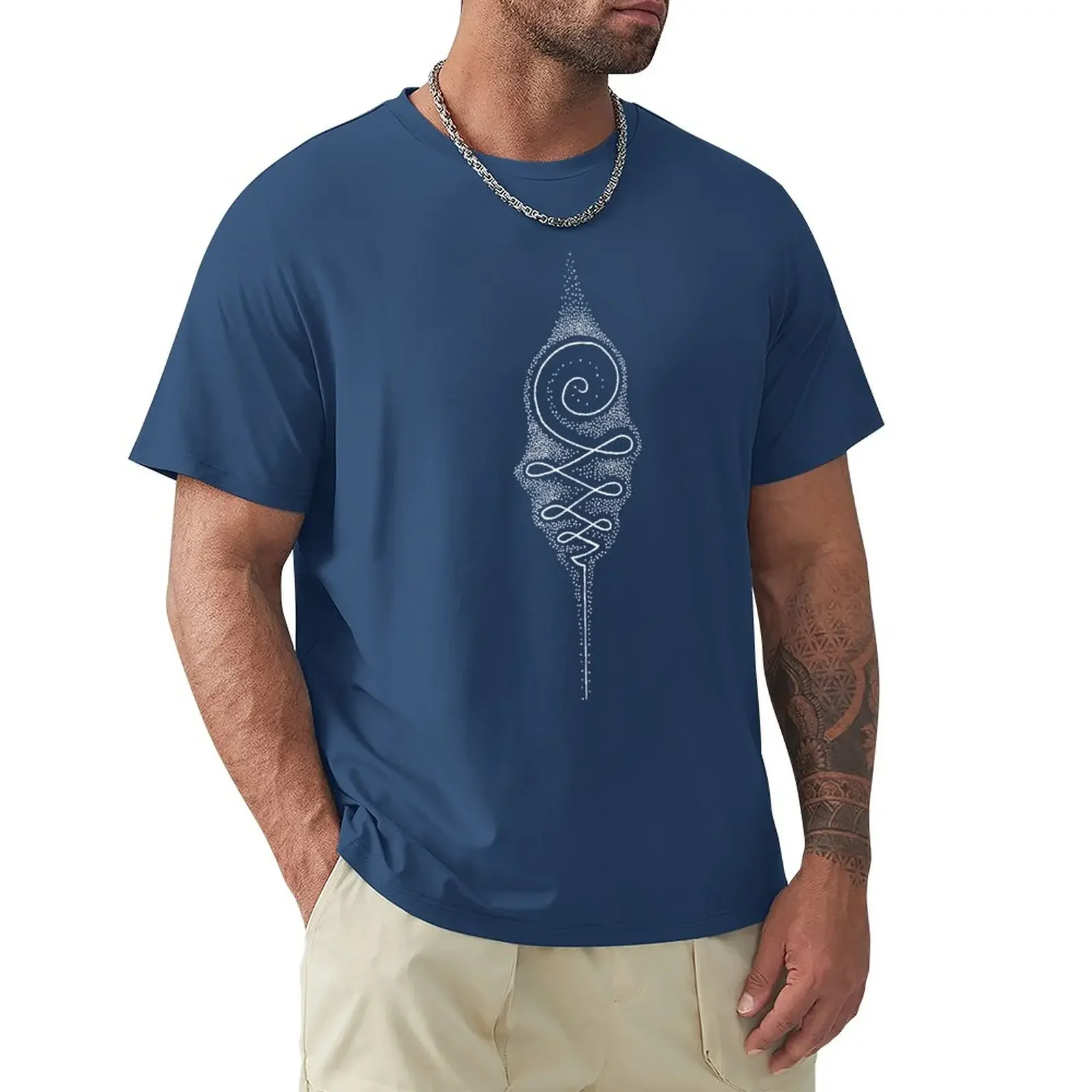 

Unalome - White T-Shirt sports fans vintage clothes mens funny t shirts