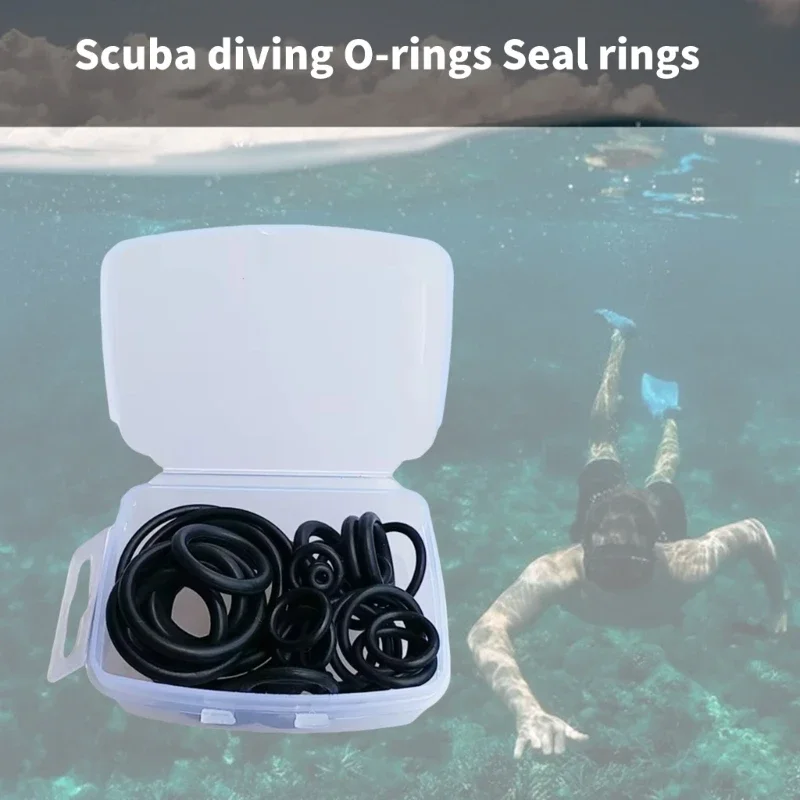 36Pcs Scubas Diving Sealing Rings Dives Hose Tanks Valves Regulator Sealed Rings