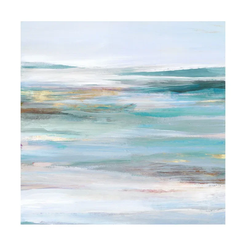 

08372649 Landscape painting hanging painting sofa background wall decoration entry porch oil painting
