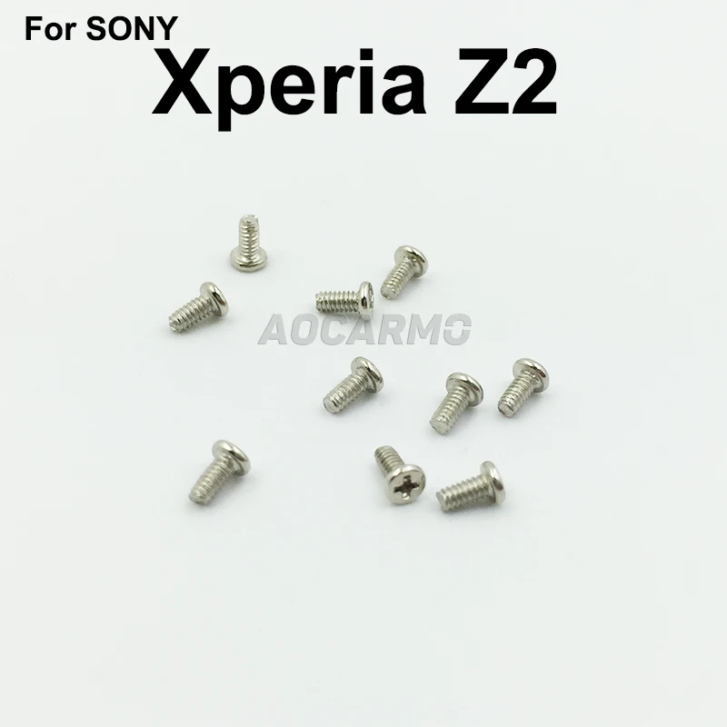 Aocarmo 풀 세트 나사 나사 엑스페리아 Z1 L39H Z2 L50W Z3 Z3Dual Z5 E6633 E6603 E6653 E6683