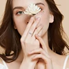Nabest Fine Jewelry Gold Plated 925 Sterling Silver VVS Moissanite Ring Women Flower Engagement Promise Ladies Moissanite Ring 6